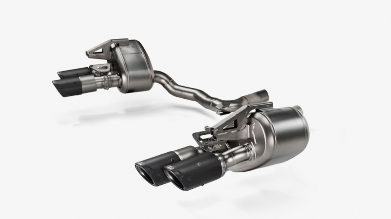 Photo of Akrapovic Valved Slip-On Line Titanium Exhaust for the Porsche Panamera 976 (2024+) - Image 2